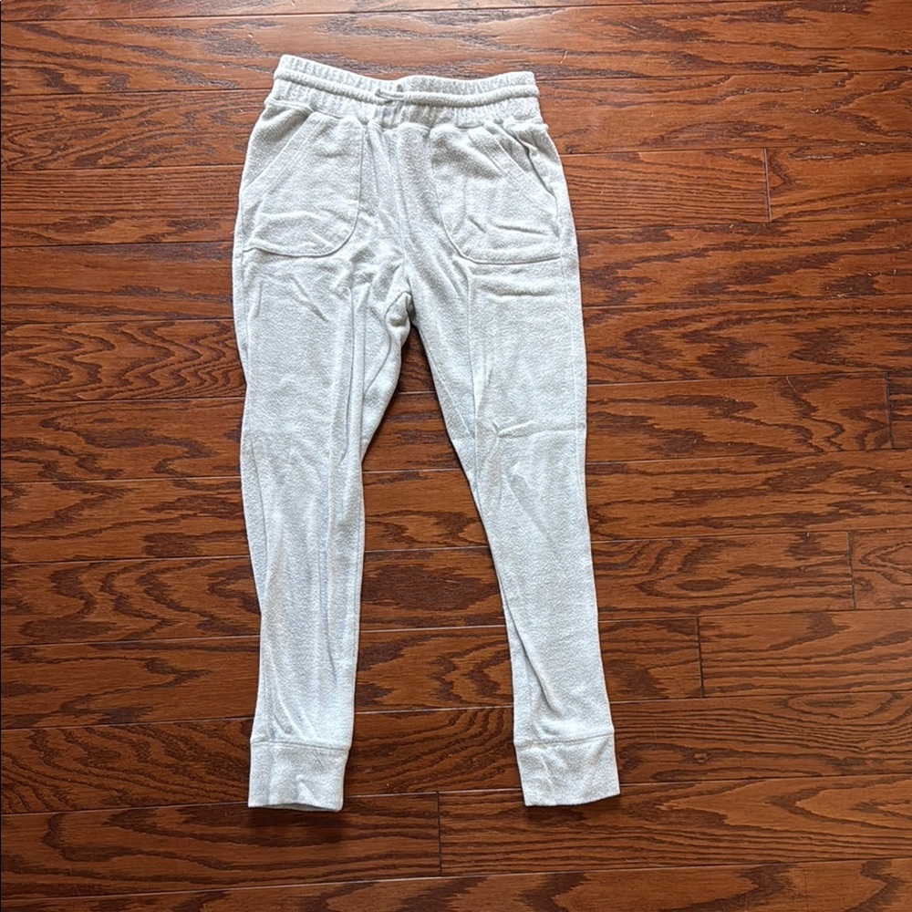 ⭐️Cream Elastic Waist Joggers with Tapered Legs